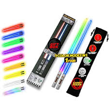 Amazon Com Lightsaber Chopsticks Light Up Star Wars Led Glowing Light Saber Chop Sticks Reusable Sushi Lightup Sabers Removable Handle Dishwasher Safe 8 Color Modes 1 Pair Chopsticks Chopstick Holders