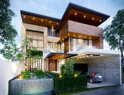 Desain rumah tropis modern tak pernah sepi peminat. 5 Desain Rumah Terbaik Bergaya Modern Tropis Di Bandung