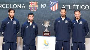 ويلتقي برشلونة أمام نظيره ريال سوسيداد، ضمت منافسات نصف نهائي بطولة كأس السوبر الإسباني، في اللقاء الذي سيقام على أرضية ملعب نويفو أركانخيل، معقل الأخير. Ø§Ù„Ø³Ø¹ÙˆØ¯ÙŠØ© ØªØ³ØªØ¶ÙŠÙ ÙƒØ£Ø³ Ø§Ù„Ø³ÙˆØ¨Ø± Ø§Ù„Ø¥Ø³Ø¨Ø§Ù†ÙŠ 3 Ø³Ù†ÙˆØ§Øª Ù…Ù‚Ø§Ø¨Ù„ 120 Ù…Ù„ÙŠÙˆÙ† ÙŠÙˆØ±Ùˆ Ø±ÙŠØ§Ø¶Ø© Ø¹Ø±Ø¨ÙŠØ© ÙˆØ¯ÙˆÙ„ÙŠØ© Ø§Ù„Ø¥Ù…Ø§Ø±Ø§Øª Ø§Ù„ÙŠÙˆÙ…