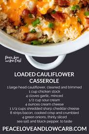 A cheap alternative is cauliflower rice. Low Carb Loaded Baked Cauliflower Casserole Keto Gluten Free