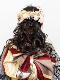 ダウンヘアスタイル｜キモノハーツ｜成人式の振袖レンタル・購入卒業式の袴レンタル