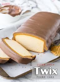 Super Easy Twix Pound Cake Recipe Quick Desserts Desserts Cake Desserts