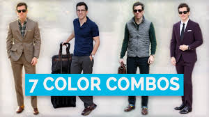 7 best clothing color combinations for men color matching guide