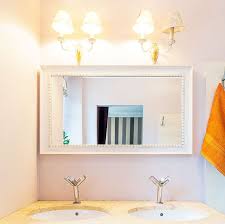 Custom Size White Framed Mirror Bathroom Mirror Frame White Mirror Frame Rectangular Bathroom Mirror