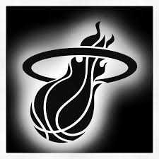 The red pantone color of the toronto raptors can be found below. Black And White Miami Heat Logo Logodix