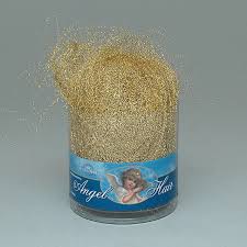I used cotton candy to swirl upward for the cookie party display, but it disintegrated quickly from moisture in the air. Shop Set Of 6 Electroplated Shimmering Gold Angel Hair For Christmas Tree 10 5 Free Shipping On Orders Over 45 Overstock 22578342