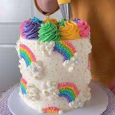 Pin By Brightmida On Birthday Cakes In 2021 Rainbow Cake Cake Decorating Techniques Cake Designs
