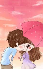 Romantic Rainy Scene Cute Couple Wallpaper Cute Couple Art Anime Love