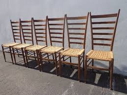 Epic Set Of 6 Italian Gio Ponti Style Ladderback Chairs Mid Century Modern Seating Modern Dining Midcenturychair Woo Ladder Back Chairs Chair Mid Century Chair