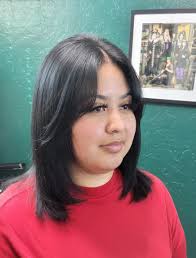 Cut off about 8 inches off Mattie, layers and bangs!!! Looking so fresh!!!