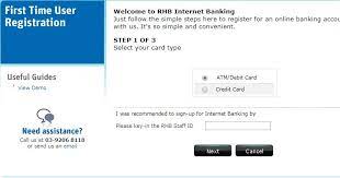 All designed to cater for the different needs and lifestyles of the customers. How To Register Rhb Online Banking Malaysia 2020 Ropuni Com