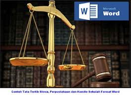 Contoh Tata Tertib Siswa Perpustakaan Dan Komite Sekolah Format Word Perpustakaan Sekolah Penataan