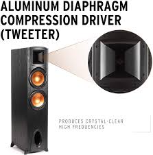 Buy Klipsch Synergy Black Label F 300 Floorstanding Speaker With Proprietary Horn Technology Dual 8 High Output Woofers With Room Filling Sound In Black Online In Japan B07vr1wqds