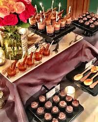 Pour L Amour De Chocolat Dessert Bar Dark Chocolate Cupcakes With Milk Chocolate Buttercream Pots De Creme Pot De Creme Dark Chocolate Cupcakes Dessert Bars