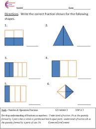 Check spelling or type a new query. 3 Nf A Fractions Third Grade Common Core Math Worksheets Numbers Operations