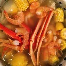 In a medium pan, heat the milk and vanilla bean to simmering. Seafood Boil In The Pot Seafood Boil Seafood Boil Recipes Shrimp And Crab Boil
