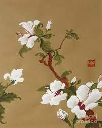 In east asia, watercolor painting with inks is referred to as brush painting or scroll painting. Blossoms Chinese Watercolor Painting Photograph By Merton Allen
