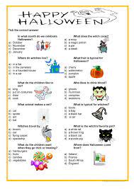 For decades, the united states and the soviet union engaged in a fierce competition for superiority in space. Happy Halloween Quiz English Esl Worksheets For Distance Learning And Physical Classrooms