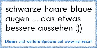Schwarze Haare Blaue Augen Das Etwas Bessere Aussehen