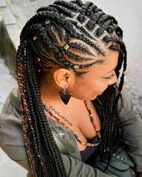 Pin By Ebonee Robinson On Tresses Africaines Cornrow Hairstyles African Braids Hairstyles Natural Hair Styles