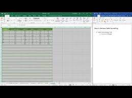 After this press on to the home tab and in the editing section of home tab look for the clear option. How To Remove Table Formatting In Excel Youtube