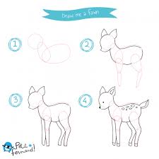 Draw Forest Animals In 2020 Deer Drawing Forest Drawing Animal Drawings