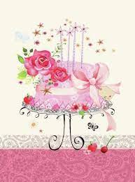 Maybe you would like to learn more about one of these? Veronica Vasylenko Happy Birthday Flower Happy Birthday Greetings Birthday Cake Illustration