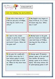 Grade 3 Maths Worksheets 8 5 Time Problems Lets Share Knowledge 3rd Grade Math Worksheets 3rd Grade Math Time Word Problems
