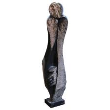 50×20 x 35cm height, 10kg with package. African Shona Modern Abstract Carved Stone Sculpture For Sale At 1stdibs