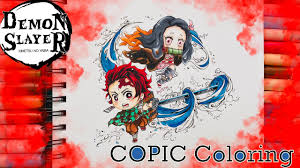 We combined great demon slayer tanjiro kamado wallpapers here. How To Draw And Color Tanjiro Nezuko Kimetsu No Yaiba Chibi Style Youtube