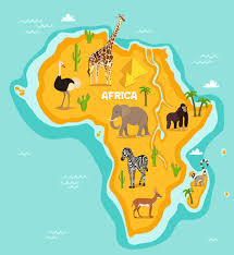 While running, the neck of a giraffe moves backward and forward to keep the animal balanced. African Animals Wildlife Vector Illustration African Fauna Royalty Free Cliparts Vectors And Stock Illustration Image 69365202