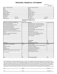 Unique Sample Personal Financial Statement Excel Exceltemplate Xls Xlstemplate Xls Personal Financial Statement Financial Plan Template Financial Statement