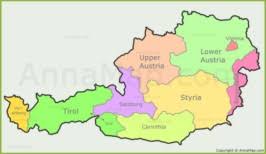 Click full screen icon to open full mode. Austria Outline Map Annamap Com