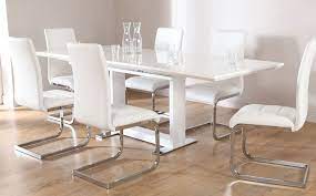 Check spelling or type a new query. Tokyo White High Gloss Extending Dining Table And 6 Chairs Set Perth White Dining Room Table Chairs Extendable Dining Table Dining Room Small