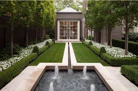 The Quiet Elegance Of A Contemporary Landscape Behind Classic Architecture Idesignarch Interior Design Architecture Interior Decorating Emagazine Luxury Landscaping Elegant Homes Luxury Garden