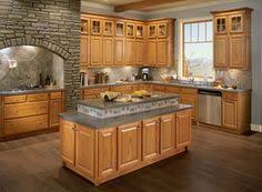 Kitchen Remodels With Honey Oak Trim Google Search Light Oak Cabinets Honey Oak Cabinets Wood Floor Kitchen