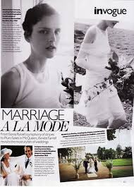 A Page From Stella Tennant Wedding Dresses Helmut Lang