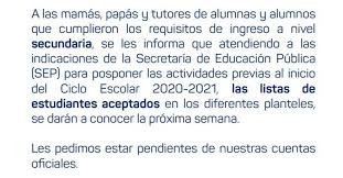 Si tu resultado es no aceptado , en el margen superior derecho se desplegará un instructivo con las opciones que tienes para presentar un nuevo examen. Resultados Secundaria 2020 Se Aplazan Segey Poresto