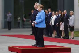 In 2008, angela merkel attended the inauguration of norway's new national opera house in oslo. German Chancellor Angela Merkel Seen Shaking For 3rd Time In A Month World News India Tv
