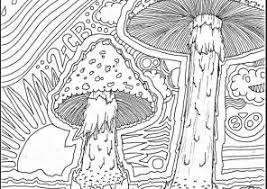 The 10 best mushroom coloring pages for kids: Trippy Coloring Pages Coloring4free Com