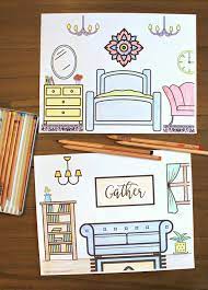 | furniture on our website, we offer you a wide selection of coloring pages, pictures, photographs and handicrafts. Printable House Coloring Pages Girl In The Garage