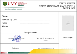 Tes tulis staff adm : Pengumuman Hasil Seleksi Administrasi Calon Temporary Staff Batch 1 Tahun 2020 Biro Sumber Daya Manusia Universitas Muhammadiyah Yogyakarta