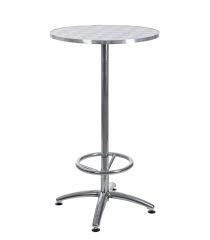 table haute de bar ronde design bois clair et chrome table haute table basse noire tabouret industriel