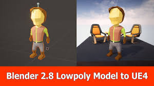 Low poly modeling by sasha barabanova on artstation. Blender 2 8 Export Lowpoly Character With Animations To Ue4 Youtube
