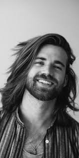 Black And White Hairstyles Male Black And White Photo Man Smiling Long Hairstyles For Men Brown Hair In 2020 Long Hair Styles Men Cool Hairstyles For Men Haircuts For Men