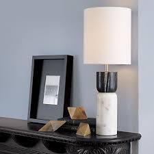 Prop one on a console table to perk up the hallway. Stacked Marble Table Lamp Table Top Lamps Marble Table Marble Table Lamp