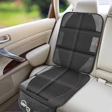 Buy Luilanc Car Seat Protector With Thickest Padding Waterproof 600d Fabric Child Baby Seat Protector With Storage Pockets Non Slip Pets Cover Leather Reinforced Vehicle Seat 1 Pack Black Online In Taiwan B08bxpz5ps
