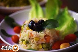سلطة الماسيدوان بالصور من alissa recipe food rice grains