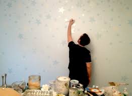 Continue sponging outward, adding and mixing the colors on the wall. Sam Simon S Look Back At 2013 Project Nursery