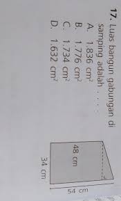 Check spelling or type a new query. Luas Bangun Gabungan Di Samping Adalah Sama Caranya Ya Brainly Co Id